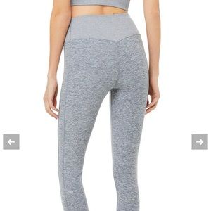 Alosoft 7/8 High-Waisted Lounge Leggings Blue